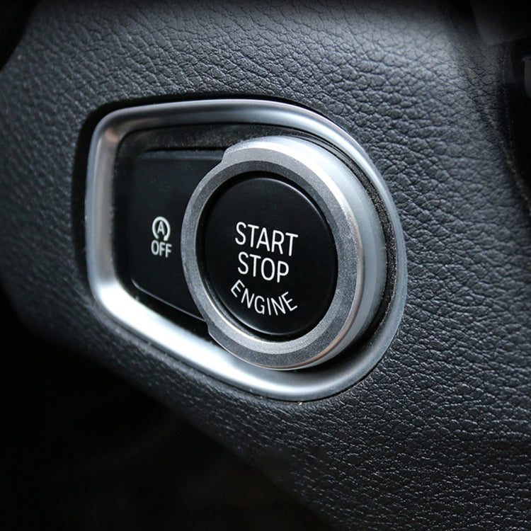 Car Engine Start Key Push Button Ring Trim Aluminum Alloy Sticker Decoration for BMW, For BMW (Engine Start), For BMW with Diamonds, For BMW (Start Key)