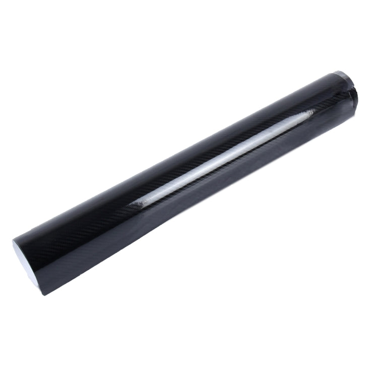 5D High Gloss Carbon Fiber Car Vinyl Wrap Sticker Decal Film Sheet Air Release, Size: 152cm x 50cm