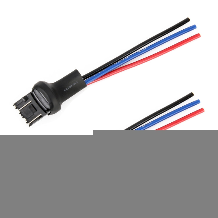 1 Pair T20 / 7443 Bulb Holder Base Male Socket with Wire, T20 / 7443