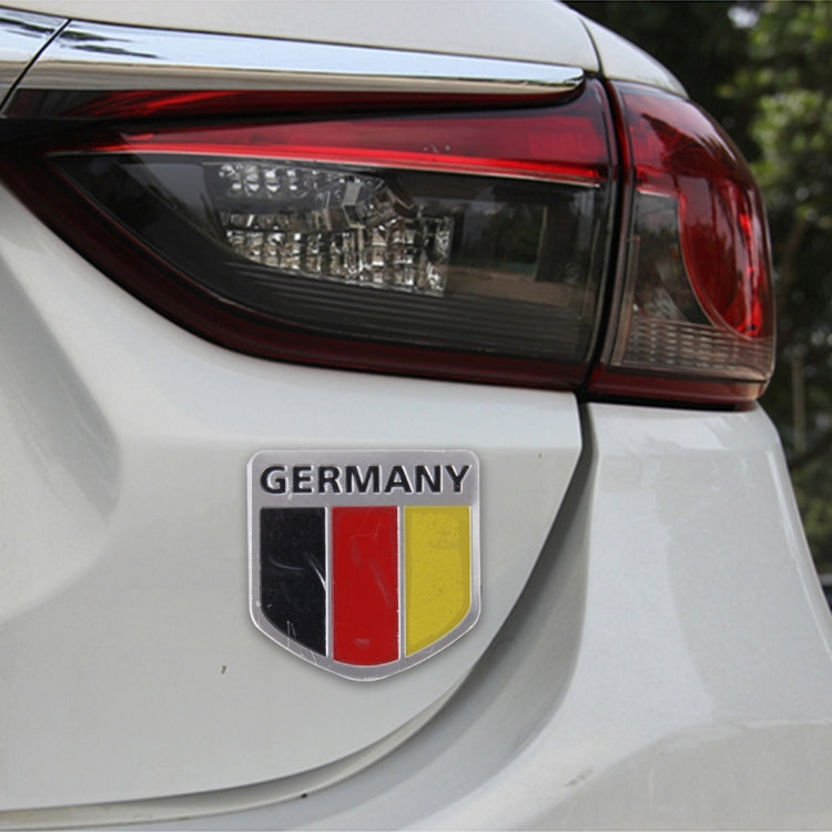 Germany Flag Style Metal Car Sticker, Germany Flag, Germany Flag 1