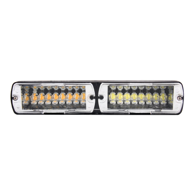 DC 12V 4.2W 16LEDs Crystal Lamp Beads Car Windshield Warning Lamp 18 Flash Patterns(Adjustable) , CMS5390BL, CMS5390LR, CMS5390RL, CMS5390WL, CMS5390WY, CMS5390YL