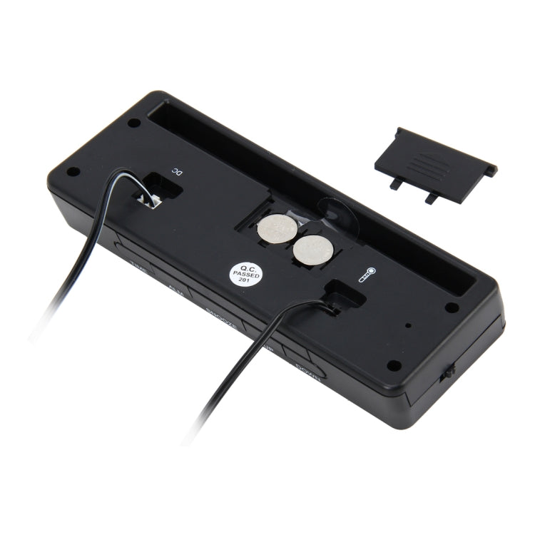 Digital Car Thermometer Voltage Meter Luminous Clock Tester Detector Multi-function Car Digital Clock with Thermometer and Automotive Voltmeter, Thermometer Voltage Meter