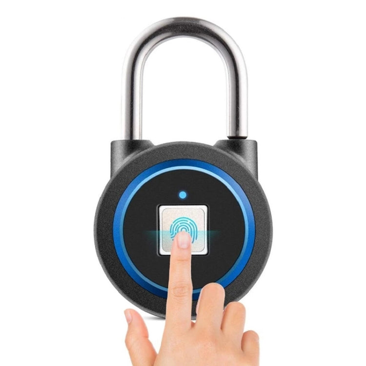 Waterproof Intelligent Bluetooth Fingerprint Padlock Remote Unlocking for iOS / Android, Fingerprint and Remote Padlock(Blue), Fingerprint and Remote Padlock(Silver), Fingerprint and Remote Padlock(Black)