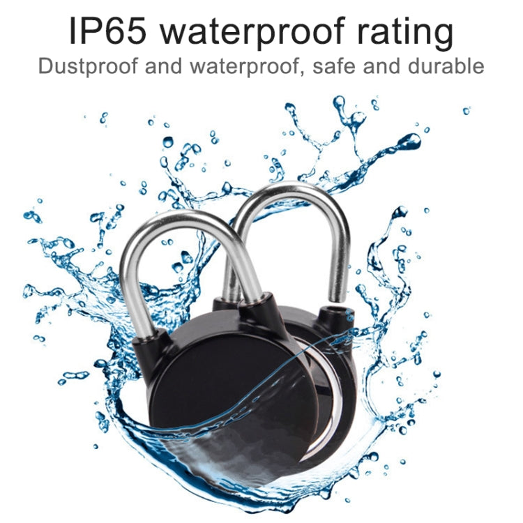 Waterproof Intelligent Bluetooth Fingerprint Padlock Remote Unlocking for iOS / Android, Fingerprint and Remote Padlock(Blue), Fingerprint and Remote Padlock(Silver), Fingerprint and Remote Padlock(Black)