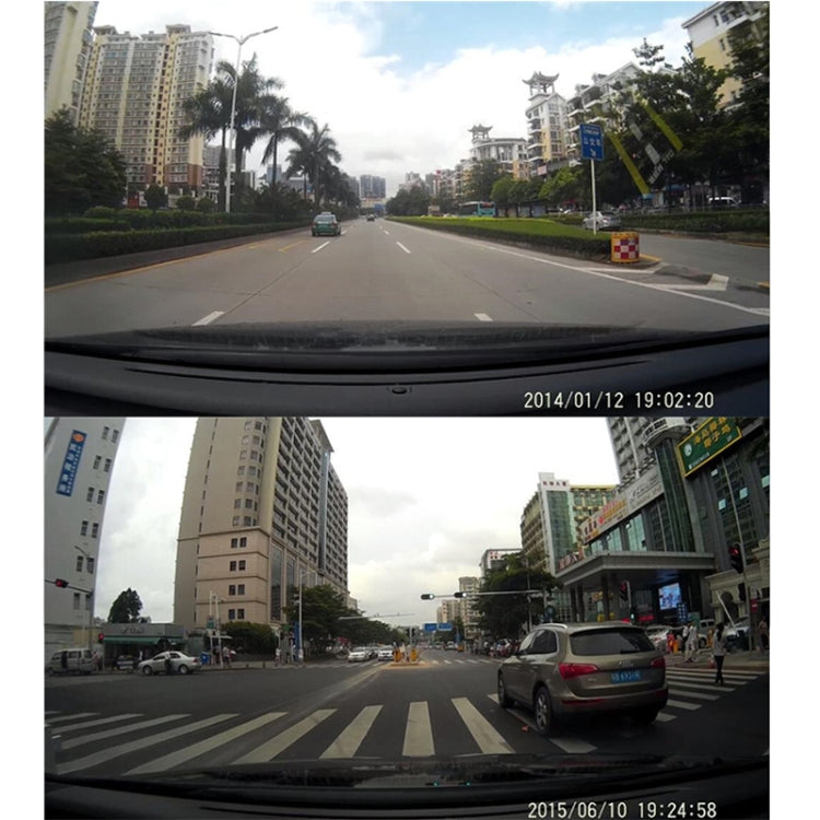 HD 720P 2.4 inch Video Camera Recorder DVR + Radar Detector, SQ Program, Support G-sensor / Night Vision
