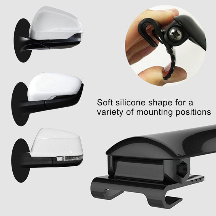 3R-095 Auxiliary Rear View Mirror Car Adjustable Blind Spot Mirror Wide Angle Auxiliary Rear View Side Mirror for Right Mirror, 3R-095 (White)