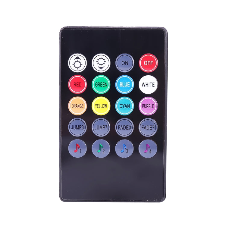 4 in 1 Universal Car Colorful Acoustic LED Atmosphere Lights Colorful Lighting Decorative Lamp, with 48LEDs SMD-5050 Lamps and Remote Control, DC 12V 7W, 7W Acoustic Control