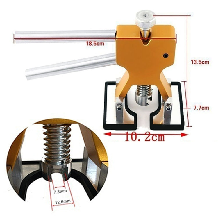 50 in 1 Auto Car Metal PDR Dent Lifter-Glue Puller Tab Hail Removal Paintless Car Dent Repair Tools Kit, with 20W Glue Gun, US Plug or EU Plug