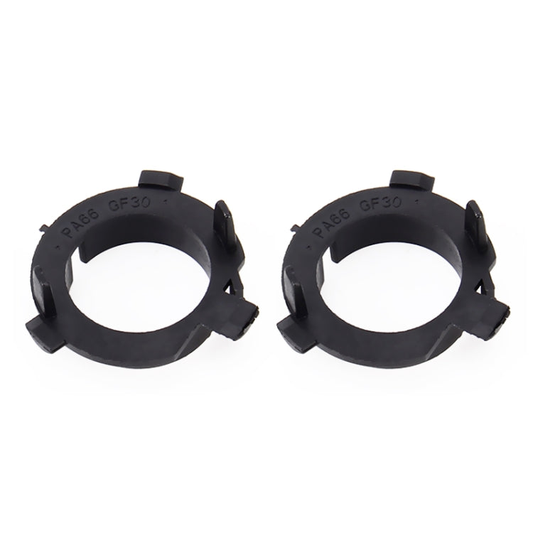 1 Pair H7 LED Headlight Bulb Retainers Holder Adapter for KIA Sorento/Sportage R/Grand Santa Fe/K3/K4/K5, Hyundai Sonata Generation 9(2015-2017)/Coupe/new Santafe/Veloster, For KIA/Hyundai