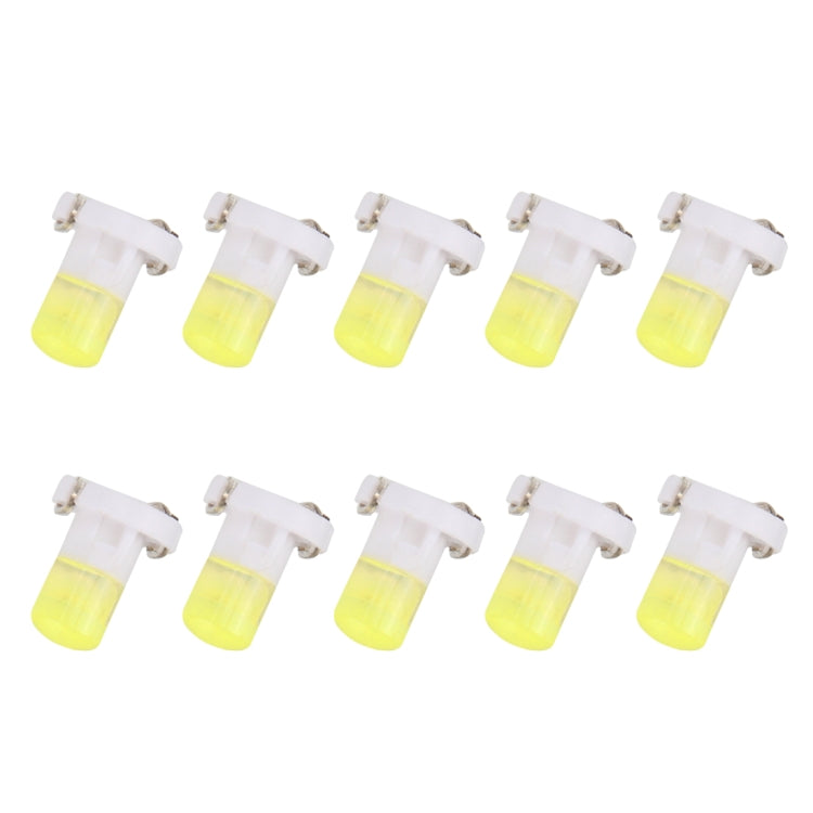 10 PCS 2W T3 Wedge Instrument Panel LED Light Dashboard Gauge Cluster Indicator Lamp Bulb, 2W T3, T3