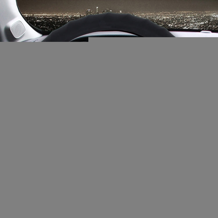 Distorted Lines Texture Universal Rubber Car Steering Wheel Cover Sets Four Seasons General