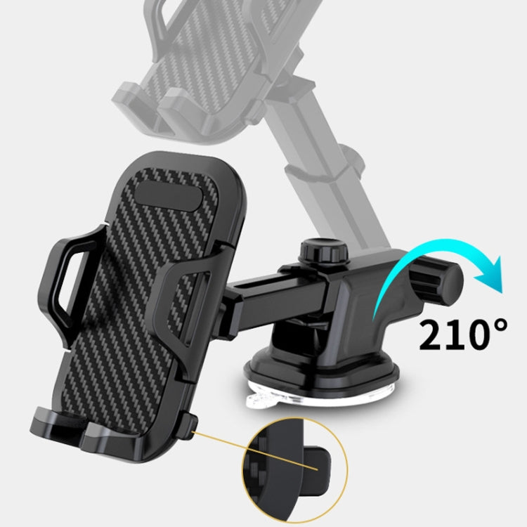 Multi-function Vehicle Navigation Frame Suction Cup Car Mount Phone Holder, Suction Cup Mount Phone Holder (Black)