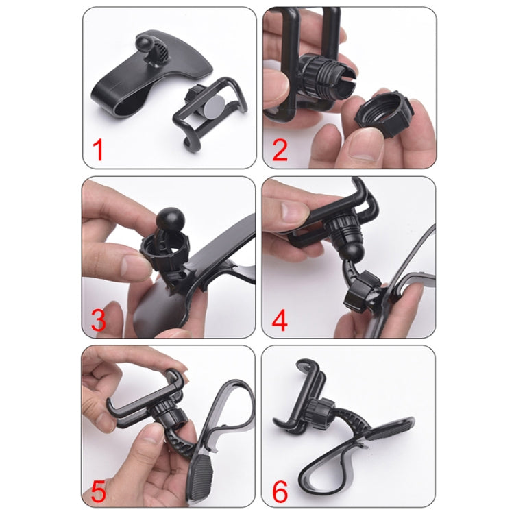 Multi-function Vehicle Navigation Frame Dashboard Car Mount Phone Holder, with Air Outlet, Phone Holder With Air Outlet