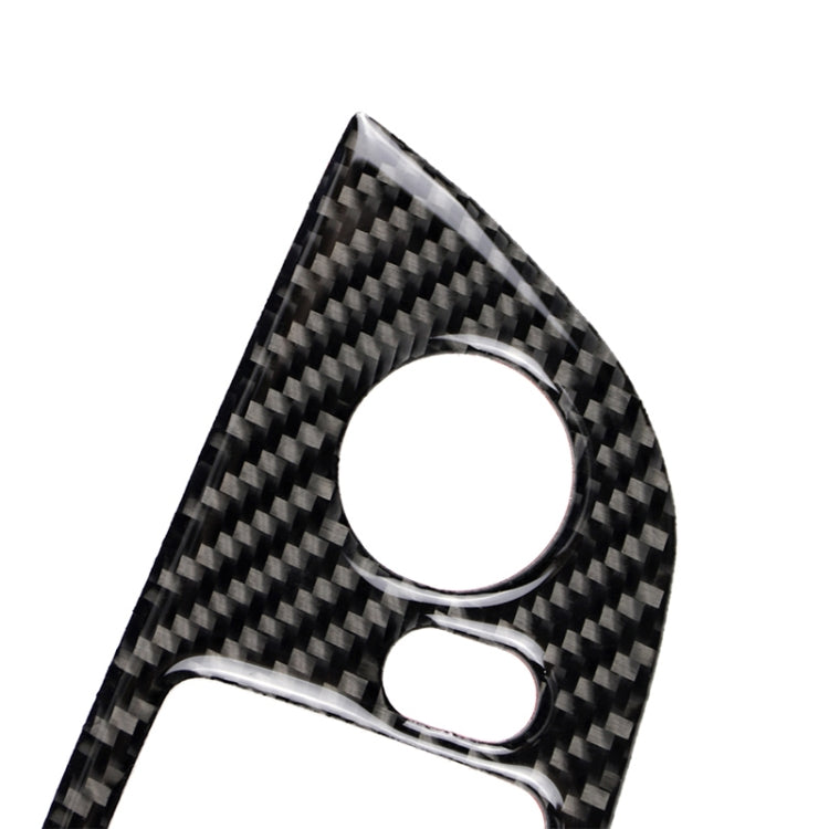 Car Carbon Fiber Window Lift Panel Without Folding Key Solid Color Decorative Sticker for BMW Z4  2009-2015, Suitable for Left Driving, Window Lift Panel Sticker(Solid Color)