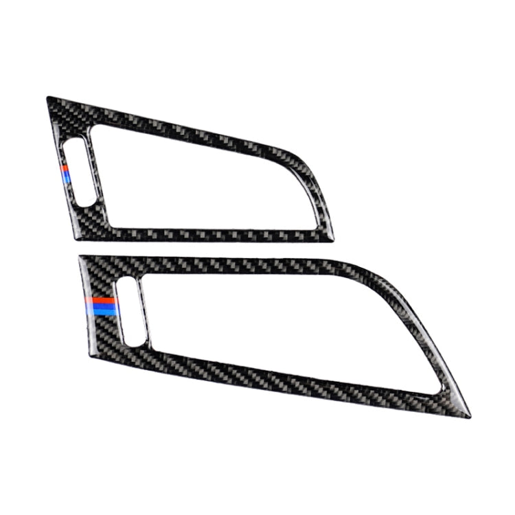 Car Carbon Fiber Side Air Outlet Panel Three Color Decorative Sticker for BMW Z4 2009-2015, Suitable For Left Driving, Air Outlet Panel Sticker(Three Color)