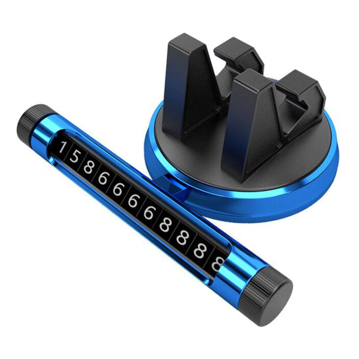 Multi-function Car Instrument Panel Mobile Phone Holder Temporary Parking Card