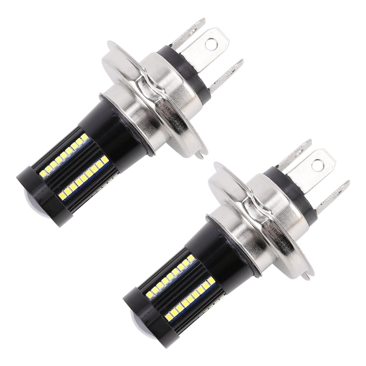 2 PCS H4 DC9-16V / 8.2W(H) 2.7W(L) / 6000K / 655LM Car Auto Fog Light 66LEDs SMD-2016 Lamps, H4