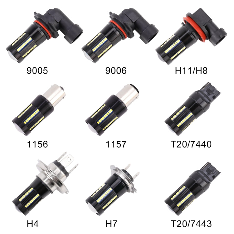 2 PCS H11 / H8 DC9-16V / 8.2W / 6000K / 655LM Car Auto Fog Light 66LEDs SMD-2016 Lamps, H11 / H8