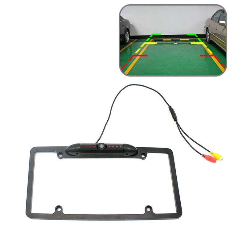 PZ422 America Car License Plate Frame 120 Degree Rear View Camera, PZ422