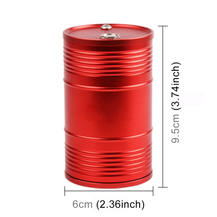Universal Portable Car Metal Trash Rubbish Bin Ashtray, Universal Black, Universal Red