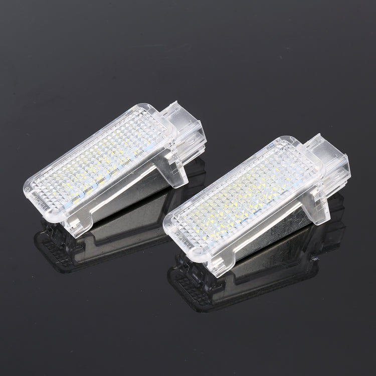 2 PCS LED Car DC 12V 1.5W Door Lights Lamps for Audi / Volkswagen, For Audi / Volkswagen (Red Light), For Audi / Volkswagen (White Light), For Audi / Volkswagen (Blue Light)