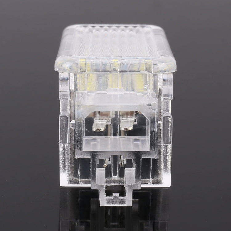 2 PCS LED Car DC 12V 1.5W Door Lights Lamps for Audi / Volkswagen, For Audi / Volkswagen (Red Light), For Audi / Volkswagen (White Light), For Audi / Volkswagen (Blue Light)