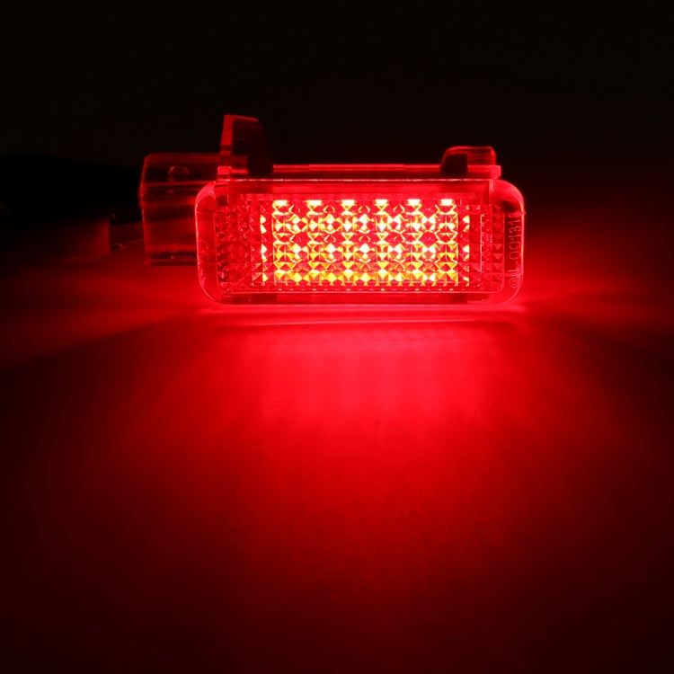 2 PCS LED Car DC 12V 1.5W Door Lights Lamps for Audi / Volkswagen, For Audi / Volkswagen (Red Light), For Audi / Volkswagen (White Light), For Audi / Volkswagen (Blue Light)