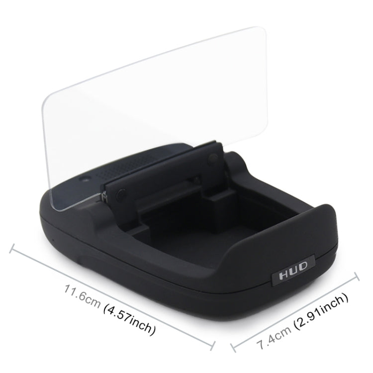 V13 4.5 inch Universal Car OBD HUD Vehicle-mounted Head Up Display, V13