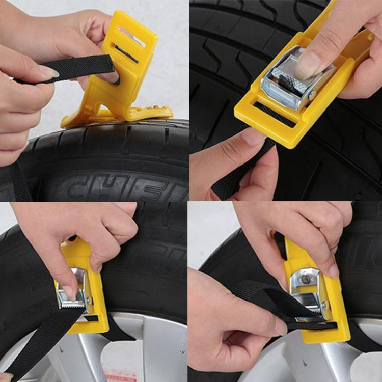 8PCS Car Snow Tire Anti-skid Chains For Family Car