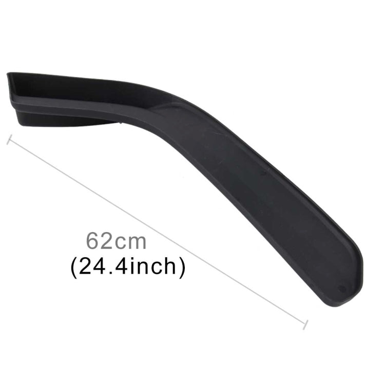 2 PCS Universal Fit Car Front Bumper Spoiler Lip Splitter Diffuser SUV ABS Front Shovel, Length: 62cm, Length: 62cm