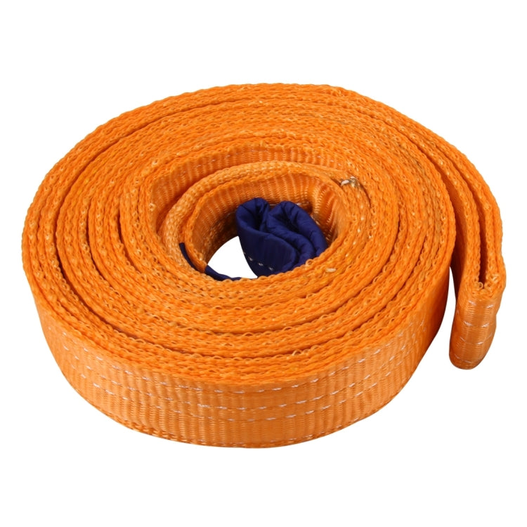 ZONGYUAN ZY-0223 Car 5m×5cm 8 Ton Towing 2 Ton Lifting Rope Straps High Strength Cable Cord Heavy Duty Recovery Securing Accessories for Cars Trucks(No Hook), 5m×5cm no hook