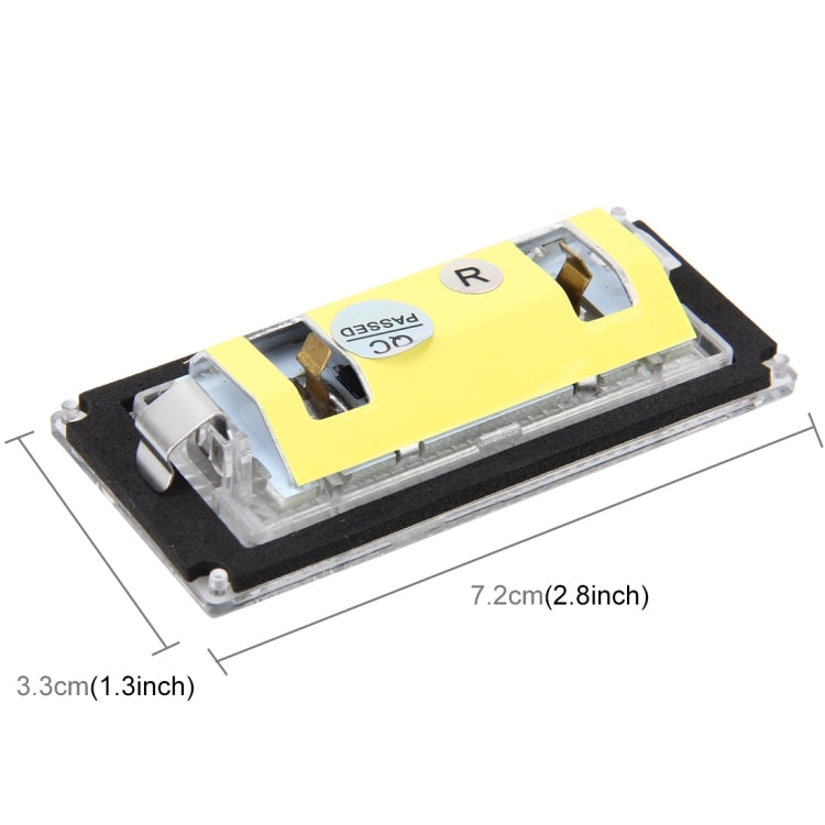 2 PCS License Plate Light with 18  SMD-3528 Lamps for BMW E46 2D M3,2004-2006,2W 120LM,6000K, DC12V (White Light), For BMW E46 2D M3