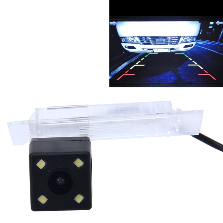 656x492 Effective Pixel  NTSC 60HZ CMOS II Waterproof Car Rear View Backup Camera With 4 LED Lamps for Renault Kadjar 2016 Version, For Renault Kadjar 2016 Version