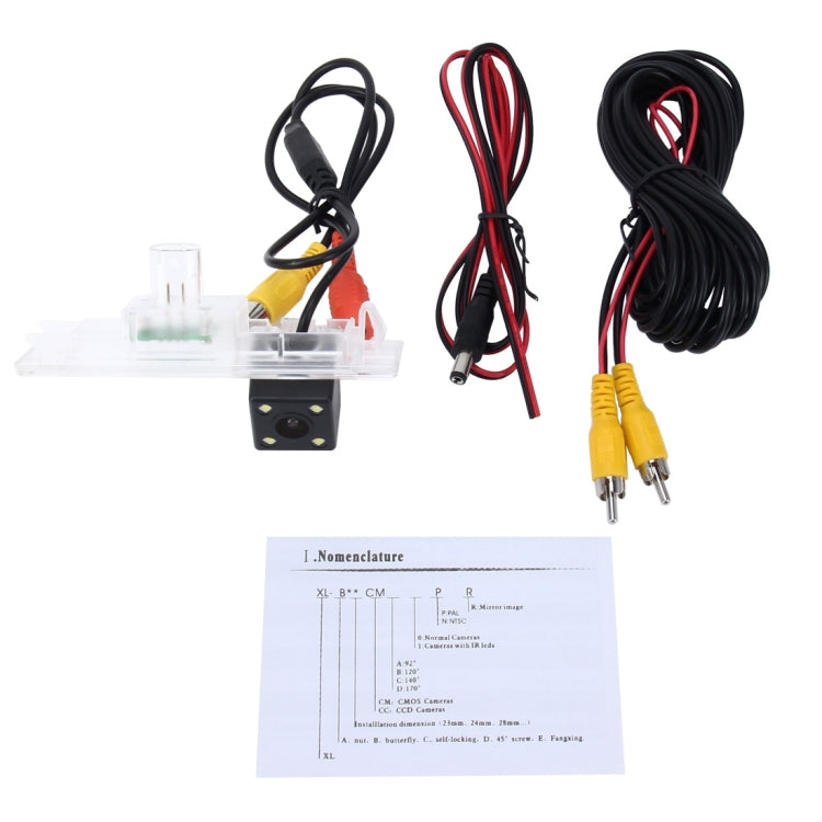 656x492 Effective Pixel NTSC 60HZ CMOS II Waterproof Car Rear View Backup Camera With 4 LED Lamps for BWM 2016 Version 1 Series Hatchback Clubman, For BWM 1 Series 2016 Version