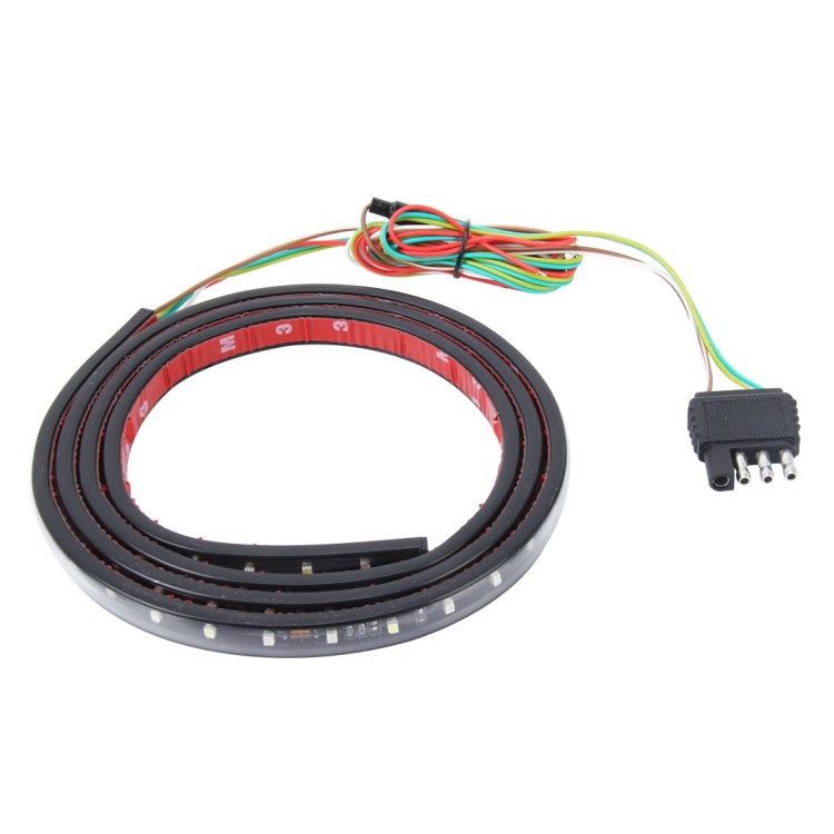 1.5m Pickup Truck 5W White DRL Light + Red Brake Light with 80 SMD-2835-LED Lamps, DC 12-24V, 1.5m with 80 SMD-2835-LED Lamps
