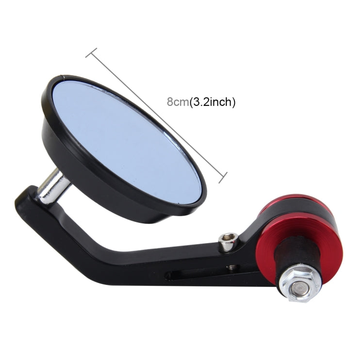 2 PCS Universal Motorcycle Round Shape  Rear View Mirror for Most Motorcycle, Round Shape