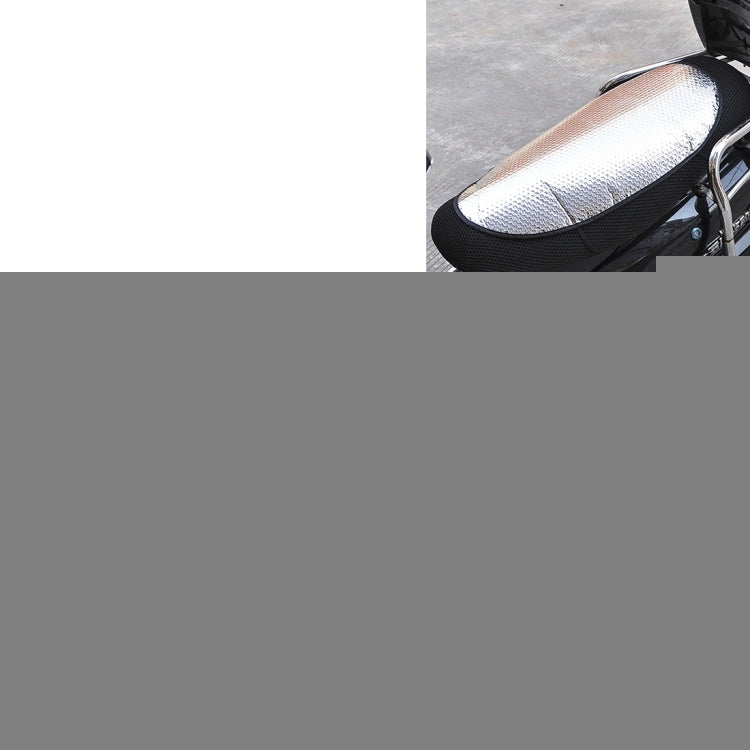 10 PCS Motorcycle Electric Car Sun Cushion Pad Heat Reflective Sheet Aluminum Sheet Sun Shade Car Mats, Sun Cushion Pad