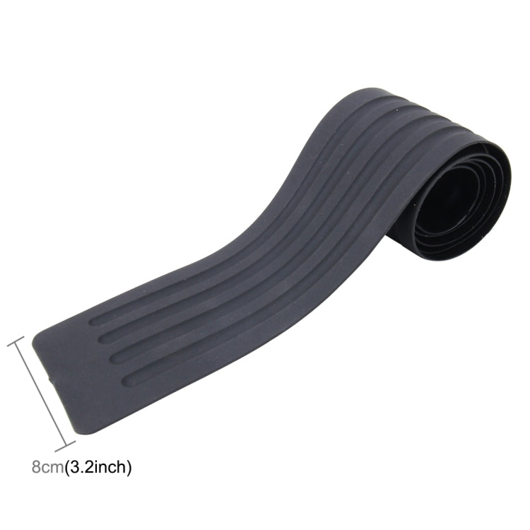 Car Trunk Unversal Tail Box Entrance Rubber Anti-slippery Cushion Mat with Sticker, Size: 90×8cm, Size: 90×8cm
