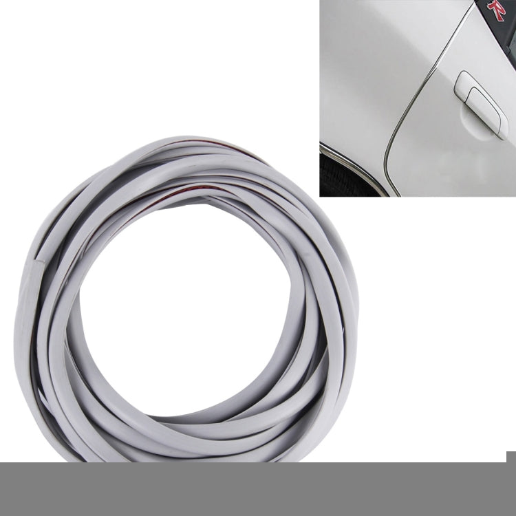 5m Car Decorative Strip PVC Chrome Decoration Strip Door Seal Window Seal, Grey, Blue, Red, Transparent, White, Black