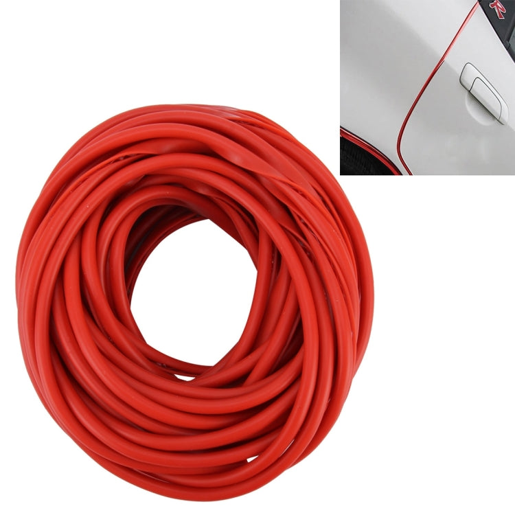5m Car Decorative Strip PVC Chrome Decoration Strip Door Seal Window Seal, Grey, Blue, Red, Transparent, White, Black