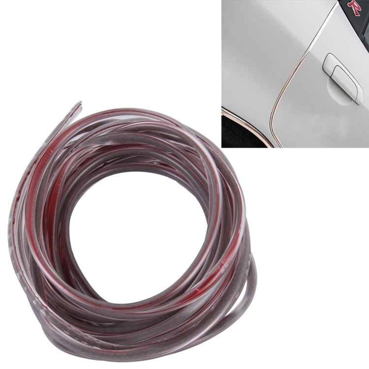 5m Car Decorative Strip PVC Chrome Decoration Strip Door Seal Window Seal, Grey, Blue, Red, Transparent, White, Black