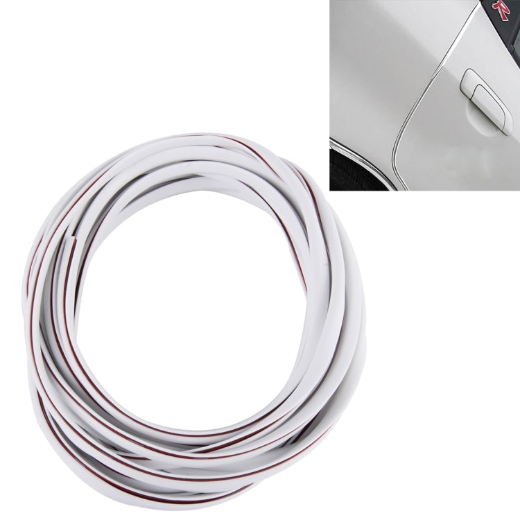 5m Car Decorative Strip PVC Chrome Decoration Strip Door Seal Window Seal, Grey, Blue, Red, Transparent, White, Black