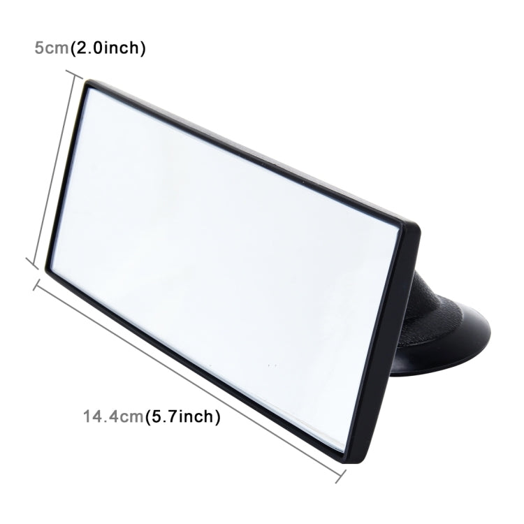 3R 3R-125 Car Auto 360 Degree Adjustable Interior Windshield Blind Spot Mirror with Two Sucking Cup Holder, 3R-125