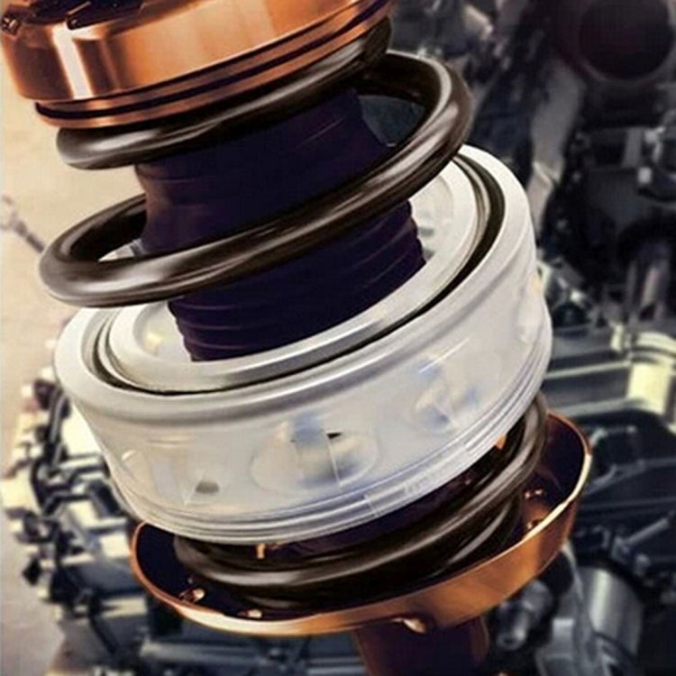 2 PCS Car Auto D Type Shock Absorber Spring Bumper Power Cushion Buffer, Spring Spacing: 22mm, Colloid Height: 43mm, D  Type（Spring Spacing: 22mm, Height: 43mm）