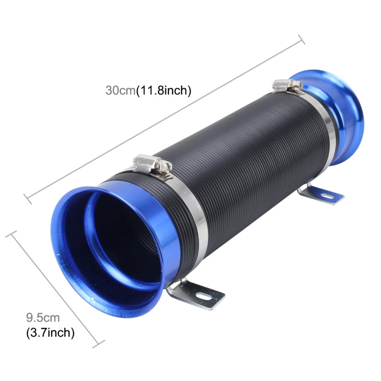 Car Auto Universal Tube Air Filter Adjustable Cold Air Injection Intake System Pipe Without Air Filter