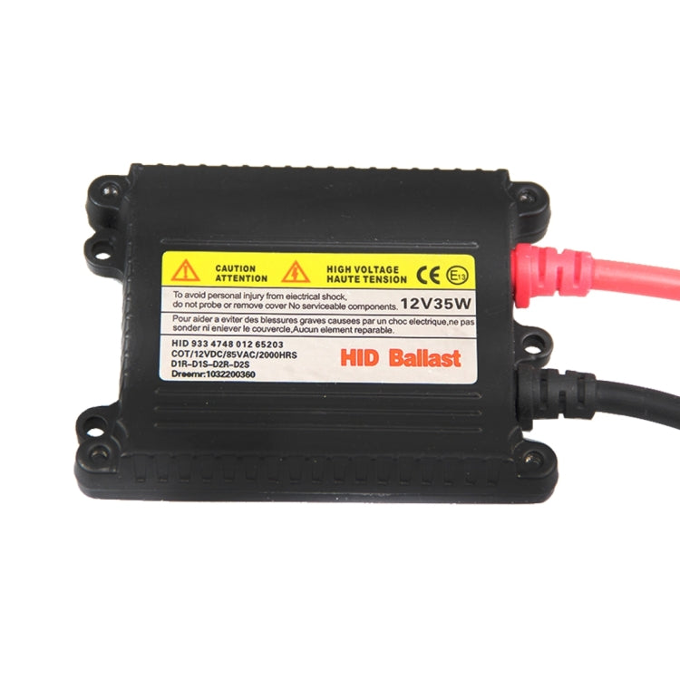 Car Auto Universal 35W DC12V Replacement Slim Quick Start HID Xenon Light Direct Current Ballast for All Bulb Base Sizes, 35W