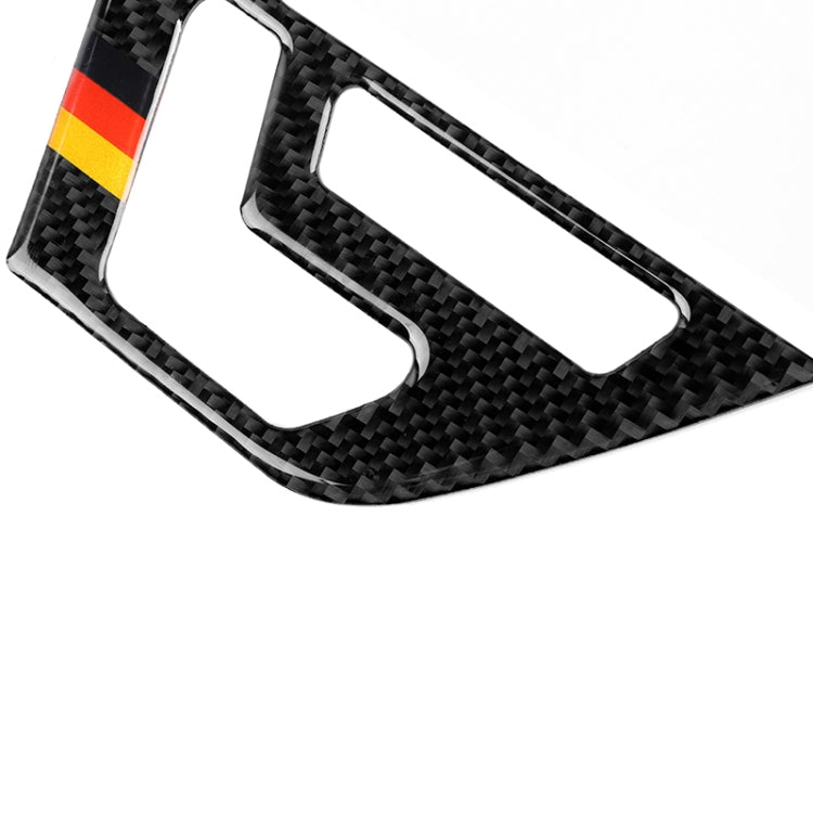 2 PCS German Flag Car Carbon Fiber Left Drive Seat Adjustment Panel Decorative Sticker for Mercedes-Benz W204 2007-2013, Left Drive Seat Adjustment (A) (German Flag)