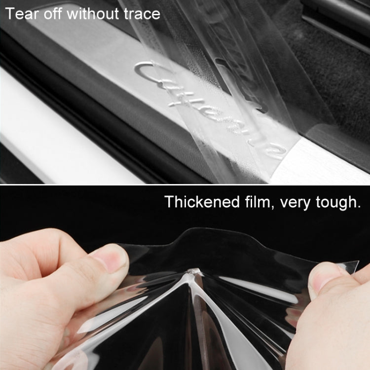 Universal Car Door Invisible Anti-collision Strip Protection Guards Trims Stickers Tape, Size: 10cm x 3m, Size: 10cm x 3m
