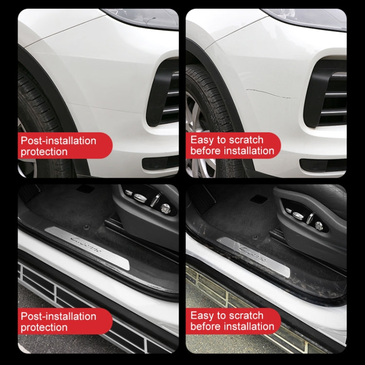 Universal Car Door Invisible Anti-collision Strip Protection Guards Trims Stickers Tape, Size: 10cm x 10m, Size: 10cm x 10m
