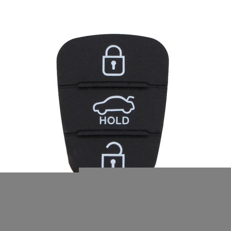 Replacement 3 Buttons Silicone Pad for Hyundai / Kia Car Key Shell, without Battery, For Hyundai / Kia 3 Buttons with Word